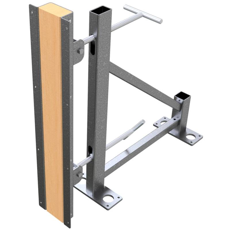 Schake Abschalstütze Neigbar Kantholz Silber Schake Abschalstütze Neigbar Kantholz Silber von Schake