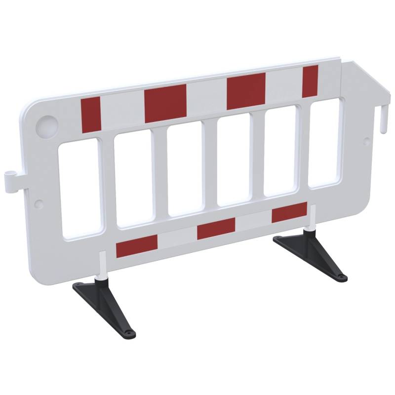 Schake Absperrgitter aus Kunststoff Zaunkörper Folie Typ RA2/B Weiß von Schake