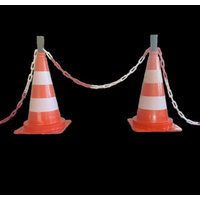 Schake Absperrkette rot / weiß, Kunststoff 6 mm, VE 25m Schake Absperrkette rot / weiß, Kunststoff 6 mm, VE 25m von Schake