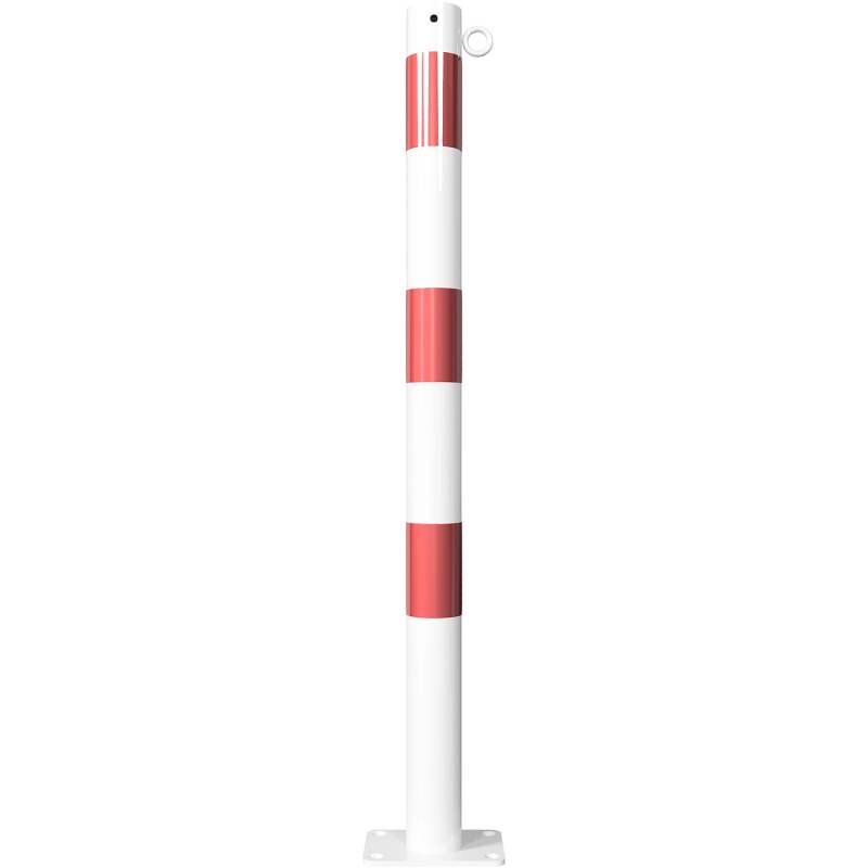 Schake Absperrpfosten Dübelbefestigung 1 Öse Ø 60 mm Weiß Rot Schake Absperrpfosten Dübelbefestigung 1 Öse Ø 60 mm Weiß Rot von Schake