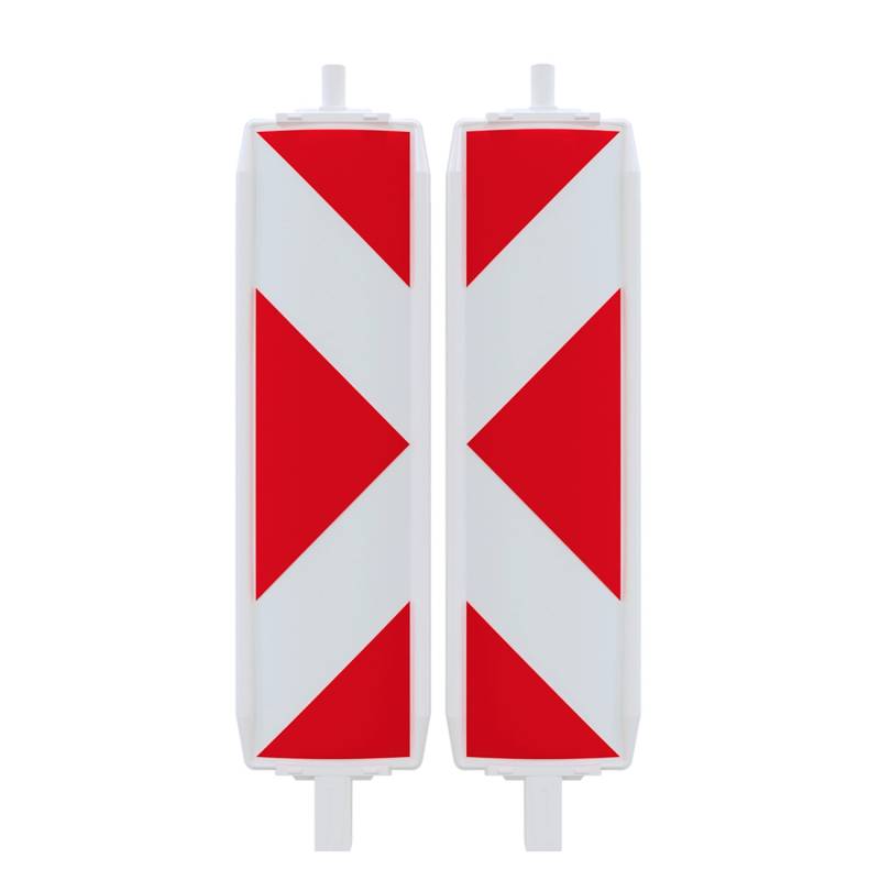 Schake Bake Typ 60 RA2/B Pfeilförmig Doppelseitig Rechts-/Linksweisend Weiß-Rot von Schake