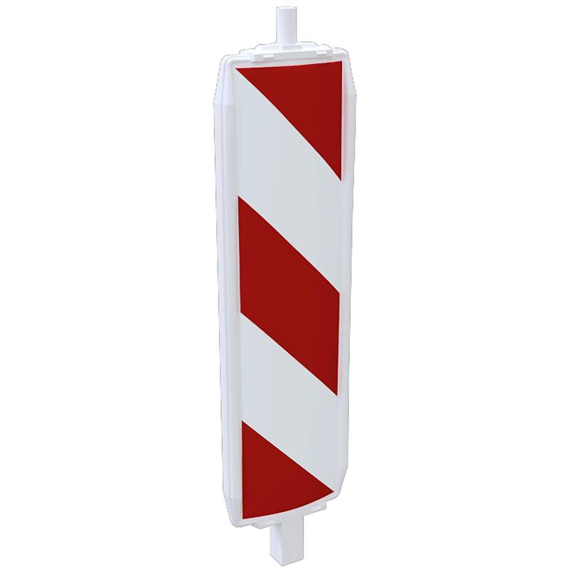 Schake Bake Typ 60 RA2/B Schraffiert Doppelseitig Rechts-/Linksweisend Weiß-Rot von Schake