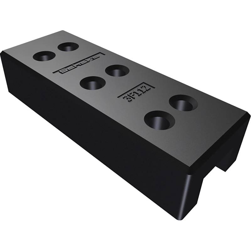 Schake Bauzaunfuß aus Robustem Kunststoff 700 mm x 160 mm 24 kg Schwarz Schake Bauzaunfuß aus Robustem Kunststoff 700 mm x 160 mm 24 kg Schwarz von Schake