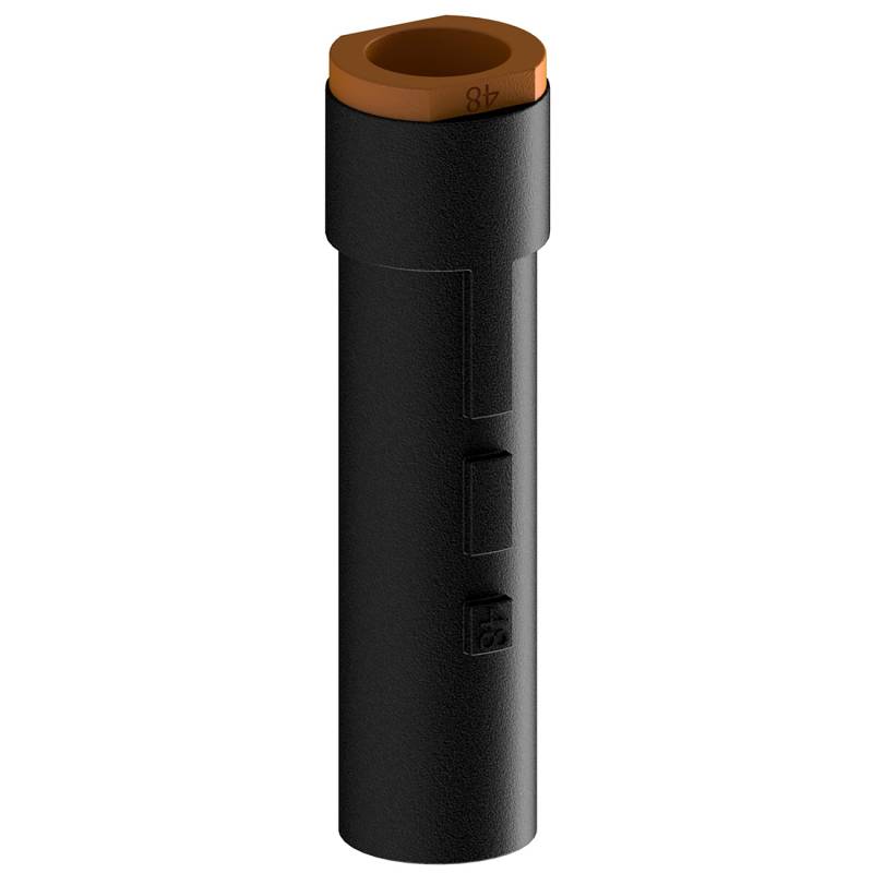 Schake Bodenhülse Rohrpfosten Ø 48 mm x 300 mm Lang Grauguss von Schake