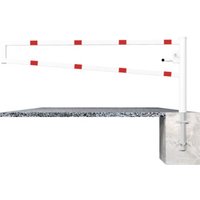 Schake Drehbare Wegesperre + selbsteinrastender Verriegelung 2,00m + Profilzylinder Drehpfosten: Ø 102mm, Schrankenarm: 60x40mm, zum Einbetonieren, beschichtet, weiß / rot Schake Drehbare Wegesperre + selbsteinrastender Verriegelung 2,00m + Profilzylinder Drehpfosten: Ø 102mm, Schrankenarm: 60x40mm, zum Einbetonieren, beschichtet, weiß / rot von Schake