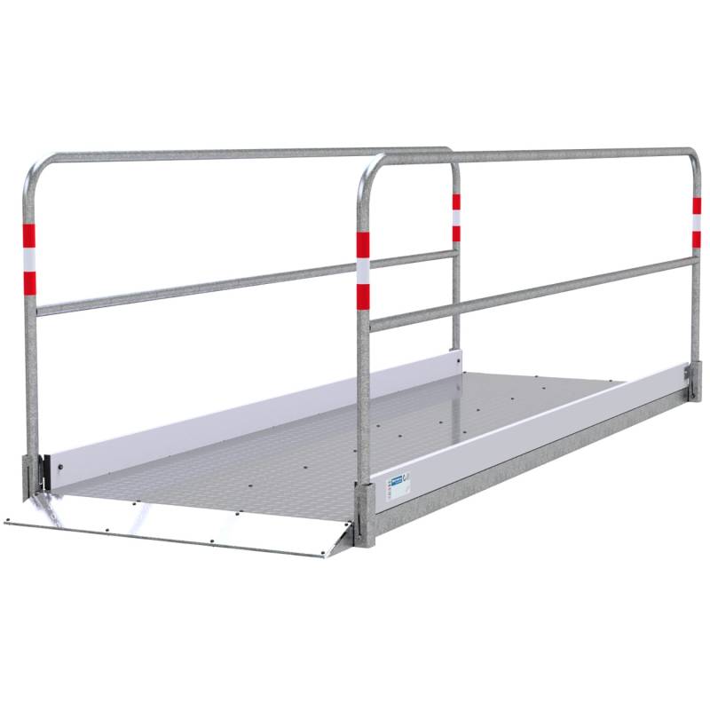 Schake Grabenbrücke Stahl Aluminium 1 m x 3,30 m Silber Schake Grabenbrücke Stahl Aluminium 1 m x 3,30 m Silber von Schake