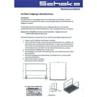 Schake Grabenbrücken aus Holz, Breite: 1,00 m, Länge: 2,20 m von Schake