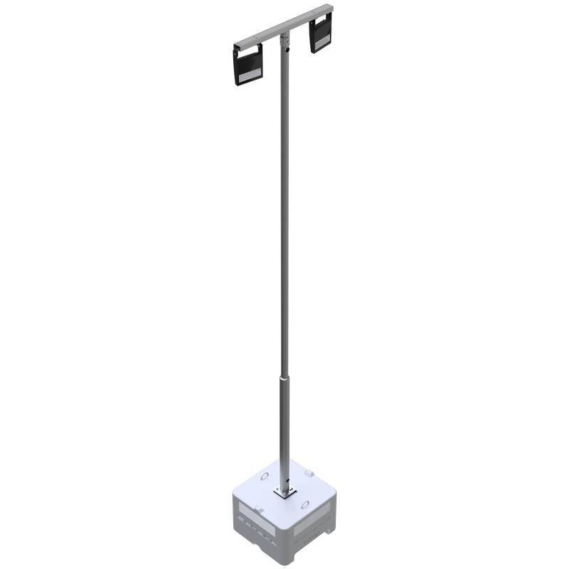 Schake Lampenmast-Set Stahl Aufstellvorrichtung 6 m 1.000 kg Feuerverzinkt von Schake