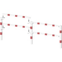 Schake Schutzgeländer Querholm Stahlrohr 60 x 40 mm inkl. Befestigungsschrauben M16x60, Länge: 1800 mm von Schake