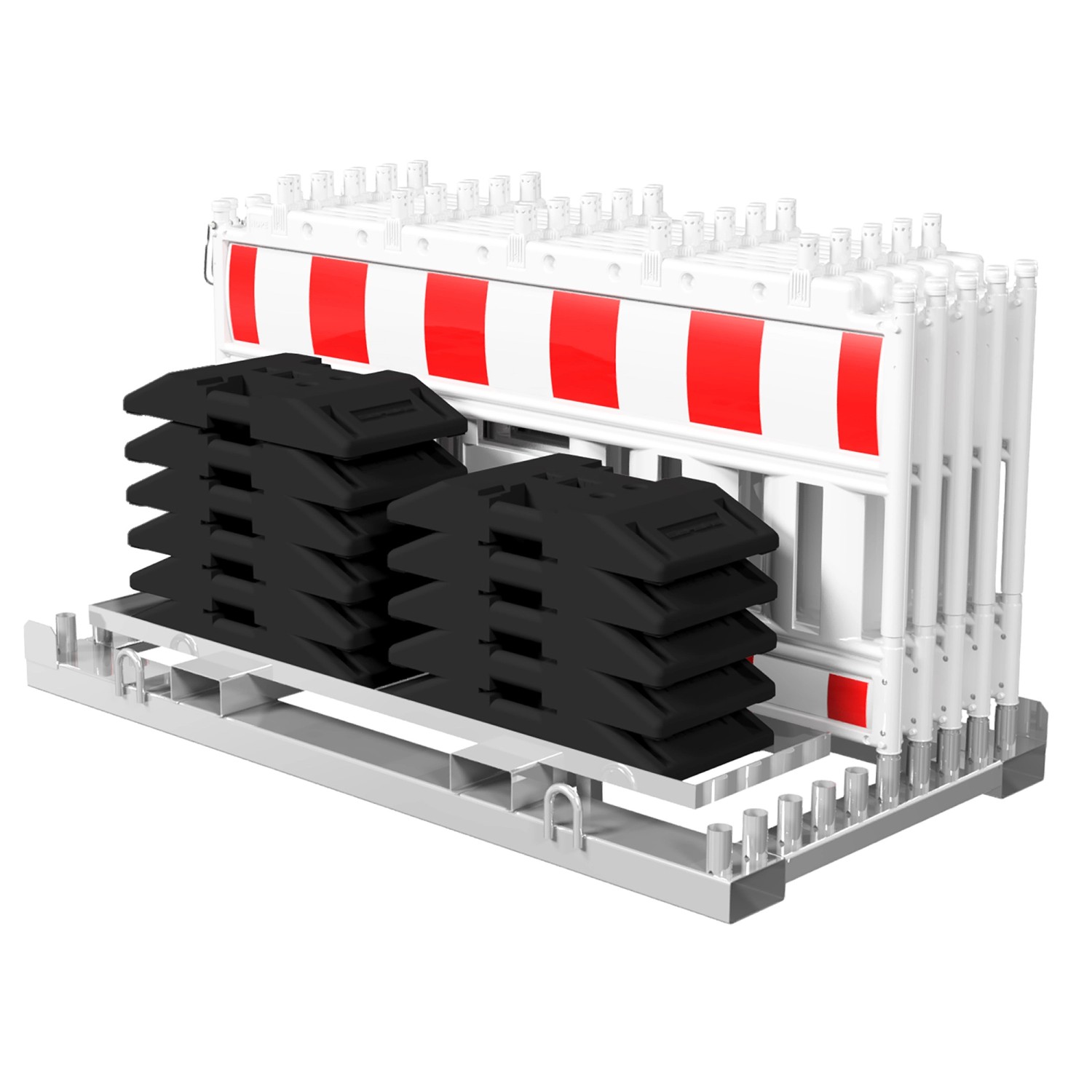 Schake Set-Absperrschranken Light Traverse Adapter RA2/B Weiß-Rot 10 Stück Schake Set-Absperrschranken Light Traverse Adapter RA2/B Weiß-Rot 10 Stück von Schake