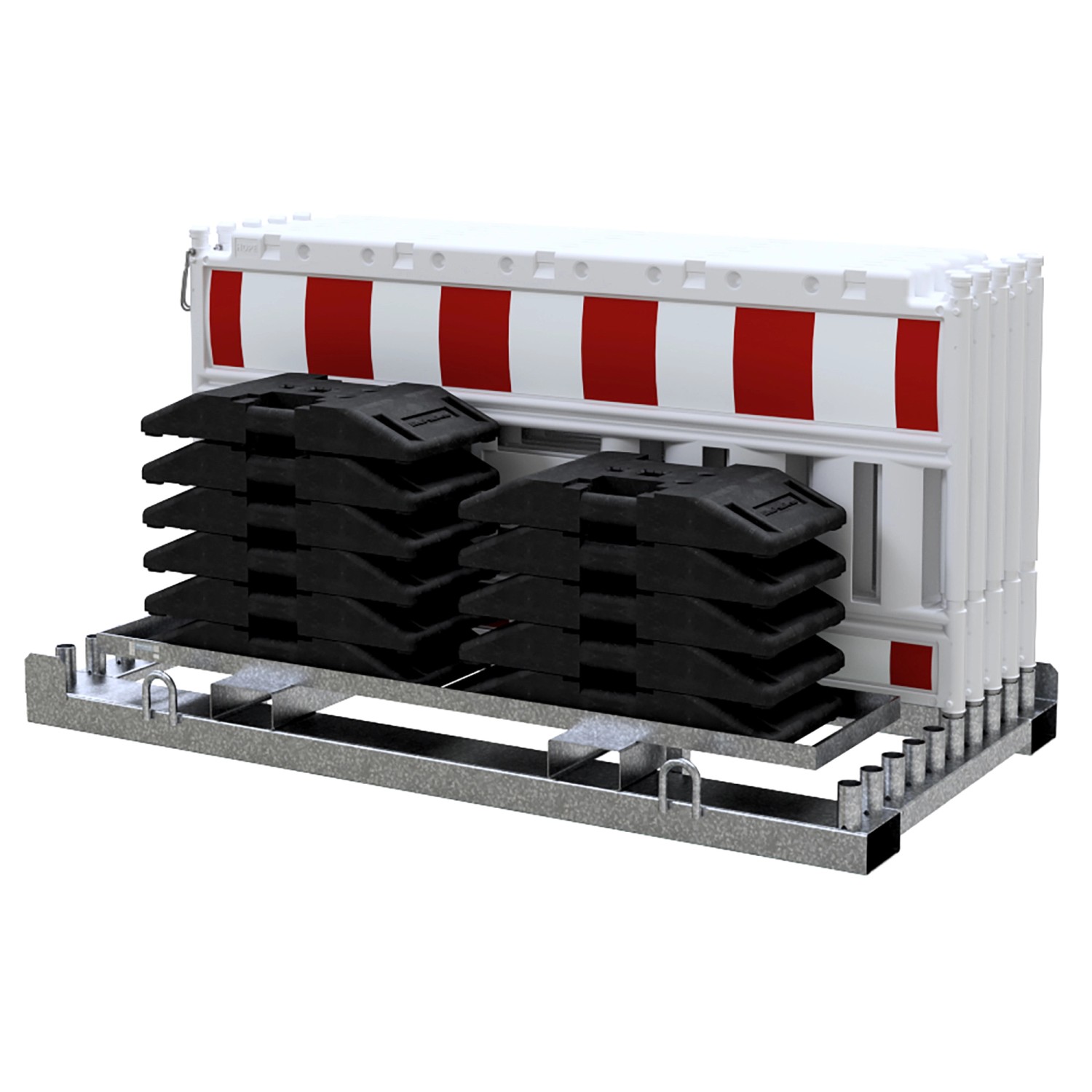 Schake Set-Absperrschranken Traverse Ohne Adapter RA1/A Weiß-Rot 10 Stück Schake Set-Absperrschranken Traverse Ohne Adapter RA1/A Weiß-Rot 10 Stück von Schake