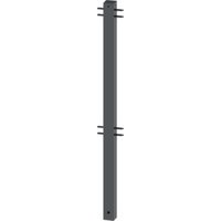 Schake Stadtzaun, Mittelpfosten + Flachkopf, Vierkantrohr 70x70mm + Stahlkappe, beschichtet, Höhe 1000mm über Flur, zum einbetonieren, 4 Verbindungslaschen Schake Stadtzaun, Mittelpfosten + Flachkopf, Vierkantrohr 70x70mm + Stahlkappe, beschichtet, Höhe 1000mm über Flur, zum einbetonieren, 4 Verbindungslaschen von Schake
