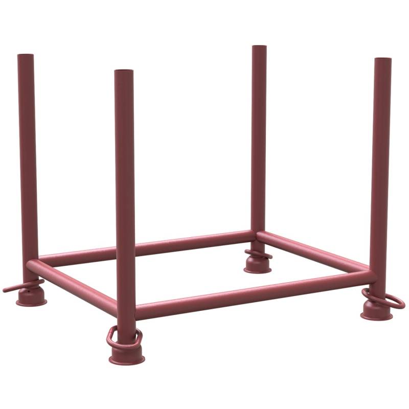 Schake Stapelpalette 0,90 m x 0,70 m x 0,70 m Lackiert Braun Schake Stapelpalette 0,90 m x 0,70 m x 0,70 m Lackiert Braun von Schake