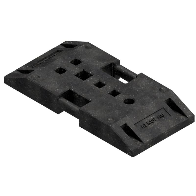 Schake TL-Fußplatte K1 Typ Nox 30 kg Ohne Einsatz Bast Wendebaken Schwarz Schake TL-Fußplatte K1 Typ Nox 30 kg Ohne Einsatz Bast Wendebaken Schwarz von Schake