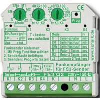 Schalk Funk-Empfängerschalter UP 4-Kanal FE3 Q2 - FE3Q29 von Schalk