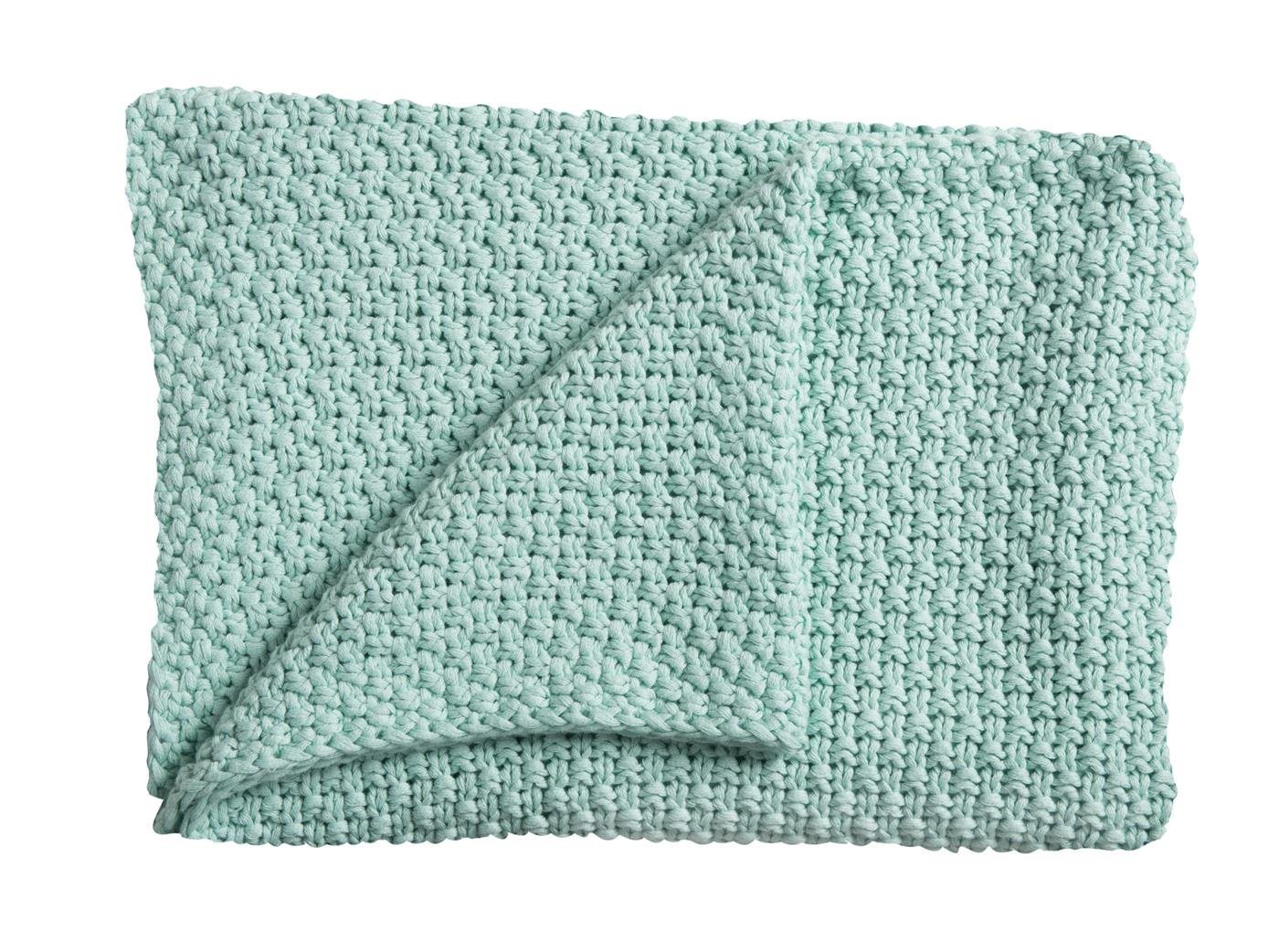 Babydecke Schardt Baby-Strickdecke SUNNY 75x100cm, mint, Schardt von Schardt