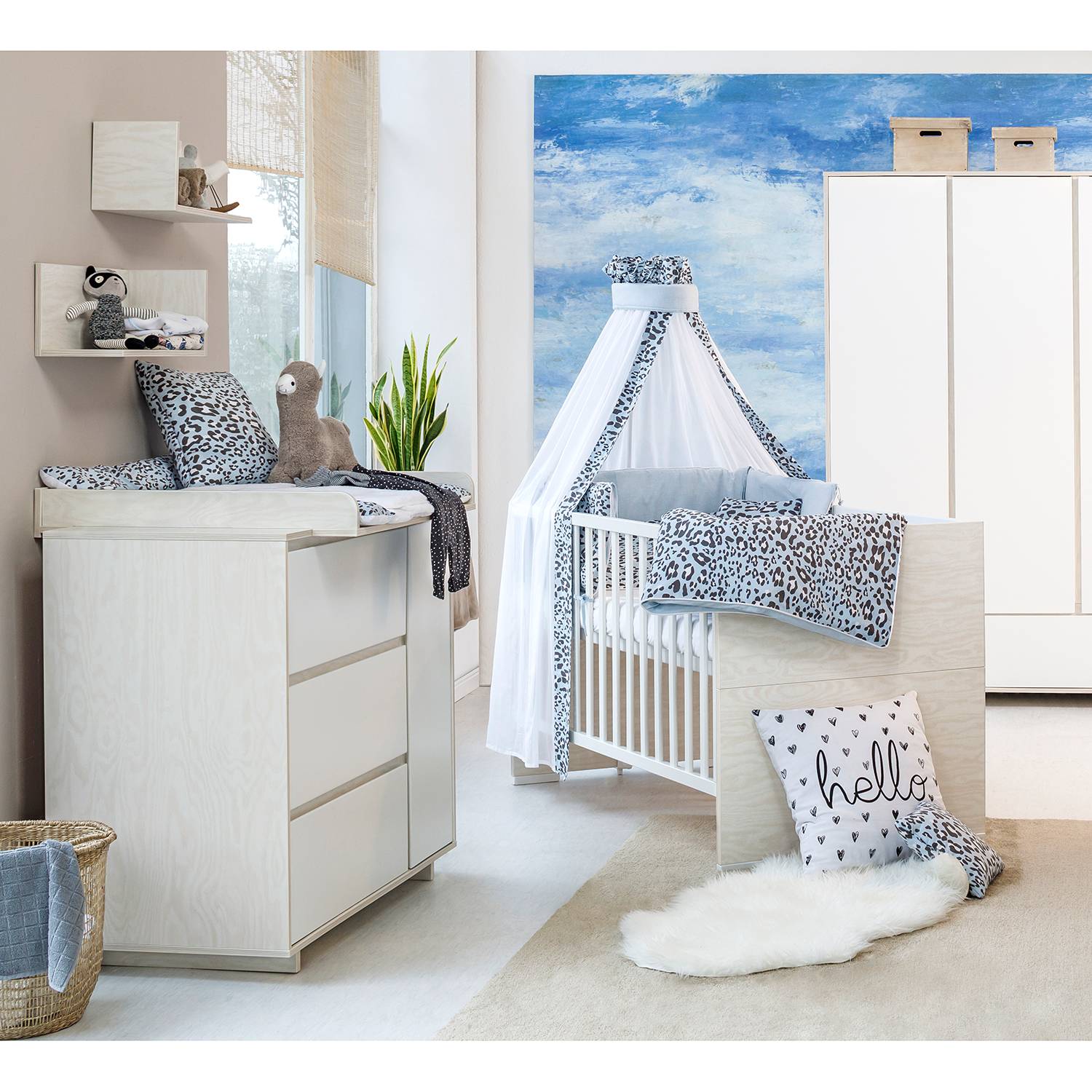 Babyzimmer-Set Capri White I (2-teilig) von Schardt