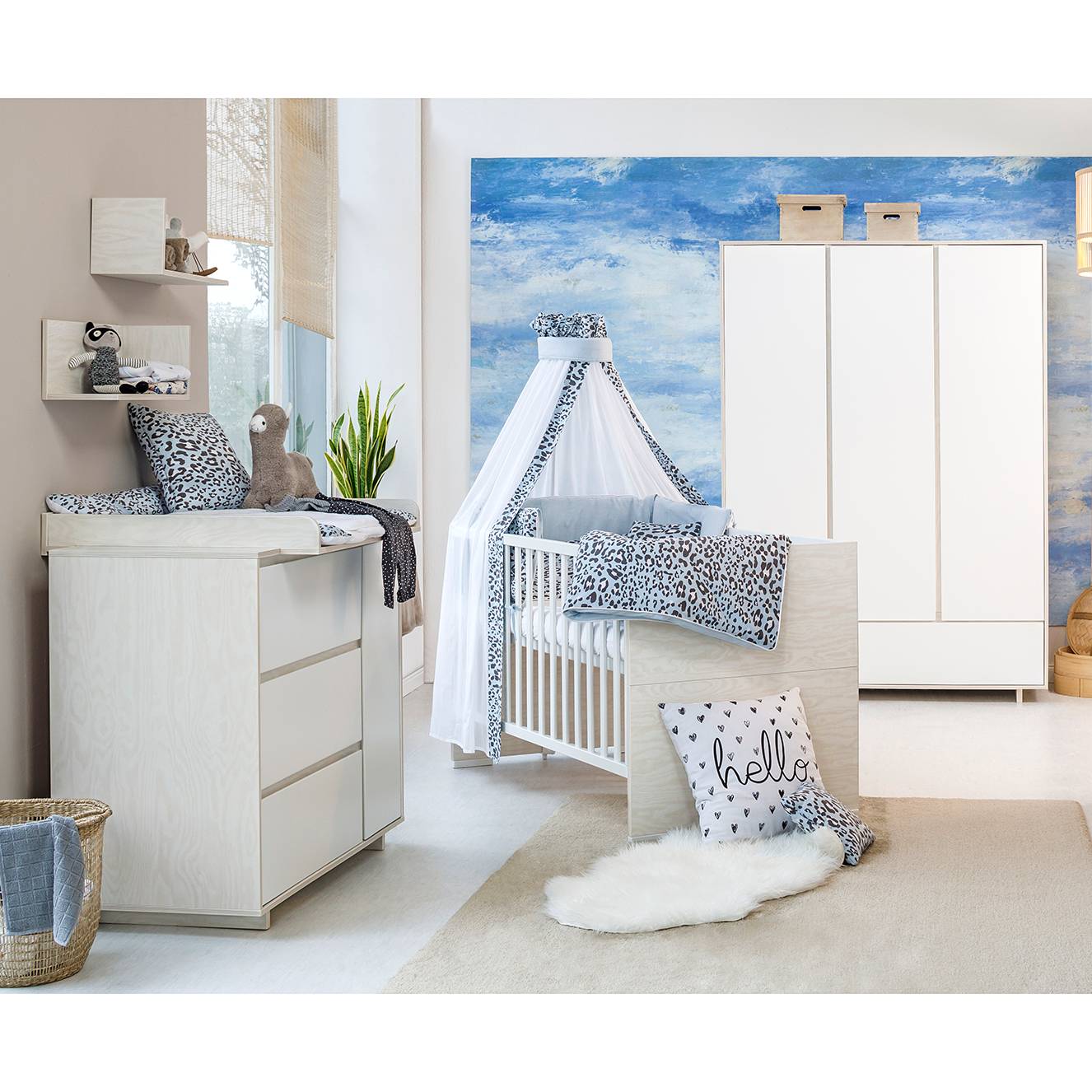 Babyzimmer-Set Capri White II (3-teilig) von Schardt