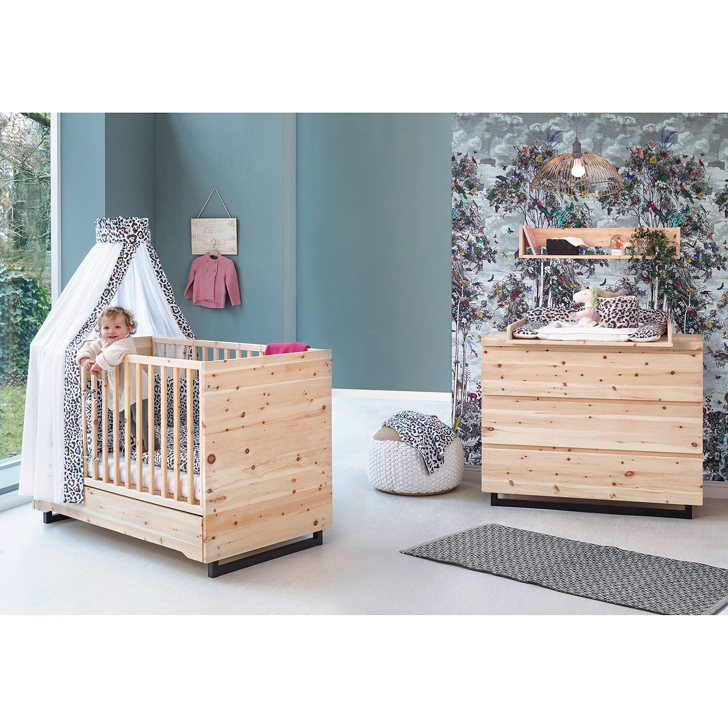 Babyzimmer-Set Zirbenholz I (2-teilig) von Schardt