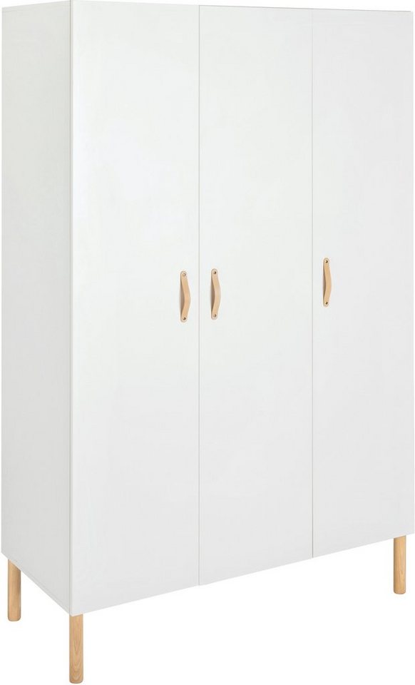 Schardt Kleiderschrank Camiel White, Kinderkleiderschrank 3-türig, Made in Germany von Schardt