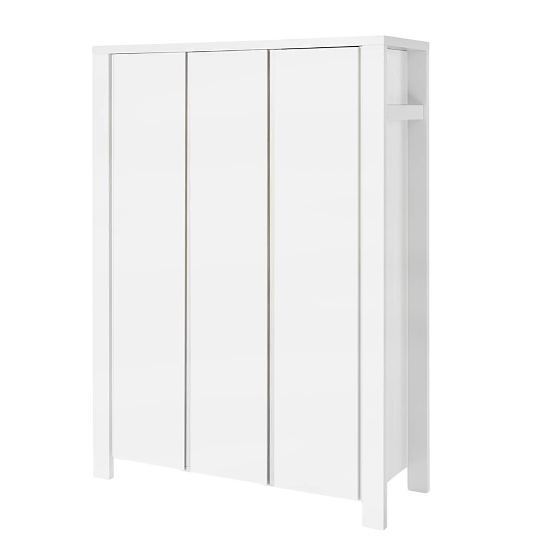 Schardt Kleiderschrank Milano Weiß 140x195x55 cm (BxHxT) 3-türig Melamin Dekor Modern von Schardt