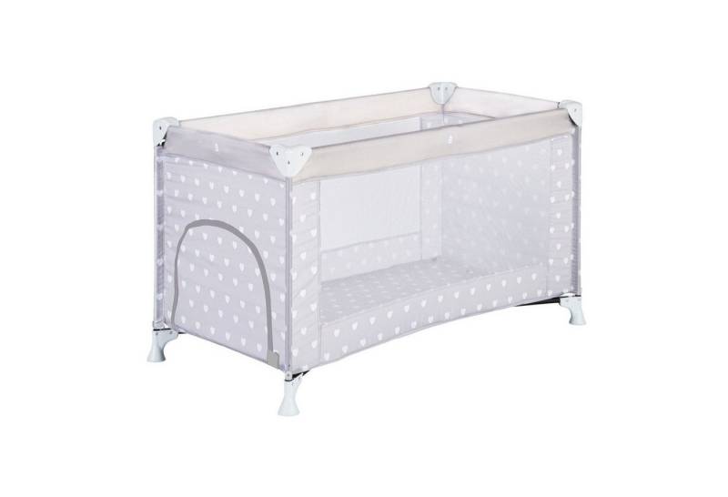 Schardt Reisebett 60x120 cm Herzchen grau von Schardt