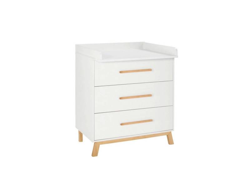 Schardt Wickelkommode VENICE Dekor weiß / Buche geölt von Schardt