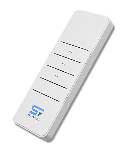 SCHARTEC Rolladen Fernbedienung 1-Kanal inkl. Wandhalterung - Handsender RH1 - Funkschalter Rollladen - Funkhandsender - Funksender - Funksteuerung Rolladenmotor von Schartec
