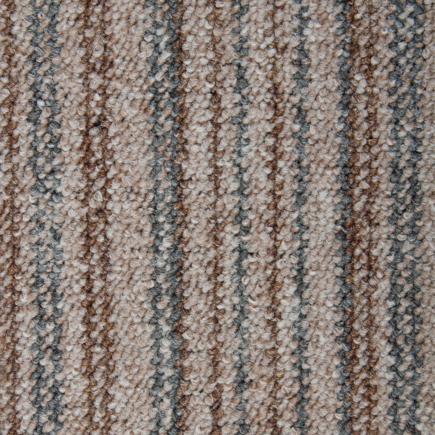 Schatex Teppichdielen Selbstliegend Schlingen Teppich Fliesen Mit Streifen In Grau Beige Selbstliegende Teppichfliesen 25x100 Cm Ideal Für Büro von Schatex