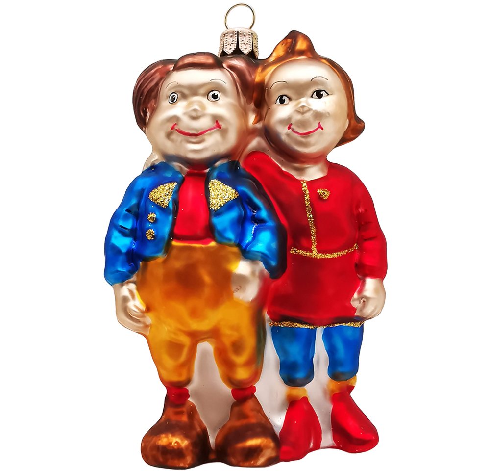 Schatzhauser Christbaumschmuck Max und Moritz 10cm (1-tlg), mundgeblasen, handbemalt von Schatzhauser