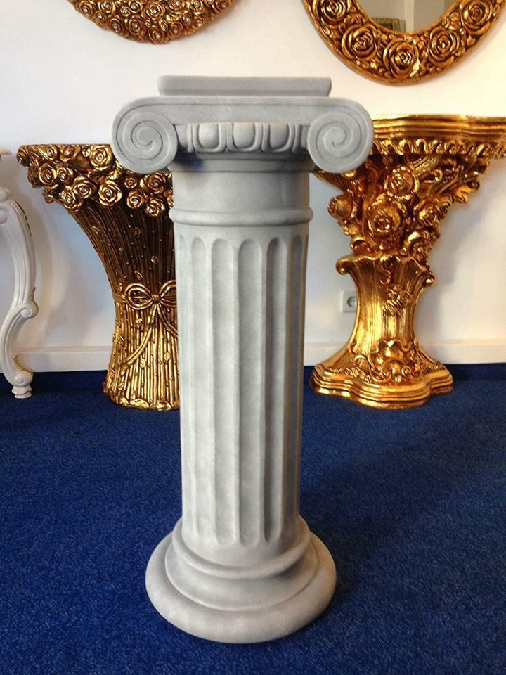 Schatzkiste1 Beistelltisch Säule Beistelltisch Blumenständer Dekosäule 60cm Griechische Antik (1 Beistelltisch), handbemalt von Schatzkiste1