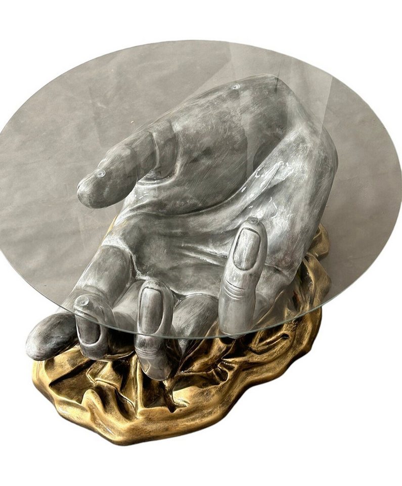 Schatzkiste1 Couchtisch Dekorativer Tisch Handtisch Couchtisch, Wohnzimmertisch (1 Tisch), Breite 80cm Handgefertigt von Schatzkiste1