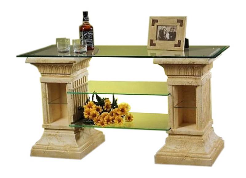 Schatzkiste1 Sideboard TV Rack TV Regal Glasregal Fernsehregal Säulenregal Fossilmöbel Schatzkiste1 Sideboard TV Rack TV Regal Glasregal Fernsehregal Säulenregal Fossilmöbel von Schatzkiste1