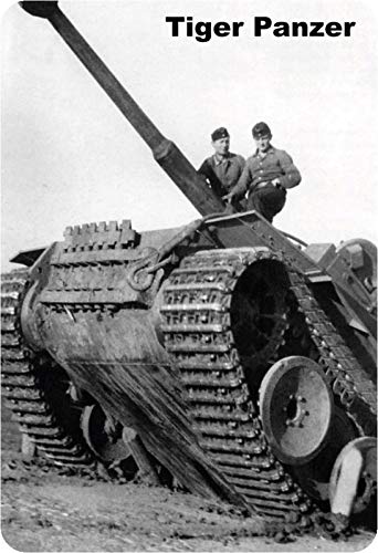Schatzmix Blechschild Militär Tiger Panzer Weltkrieg Metallschild Wanddeko 20x30 tin Sign von Schatzmix