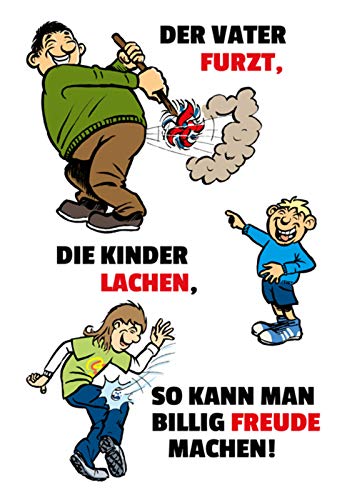 Schatzmix Blechschild Vater furzt, Kinder lachen... Metallschild Wanddeko 20x30 tin Sign Schatzmix Blechschild Vater furzt, Kinder lachen... Metallschild Wanddeko 20x30 tin Sign von Schatzmix