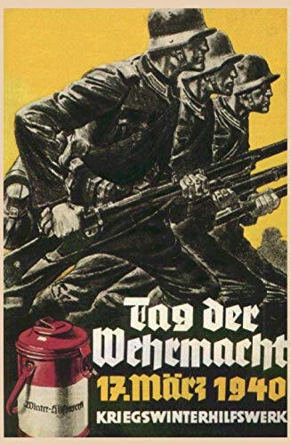 Schatzmix Tag Der Wehrmacht 1940 Deutscher Wand Retro Eisen Poster Malerei Plaque Blech Vintage Personalisierte Kunst Blechschild, 20x30 cm von Schatzmix