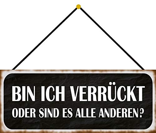 Blechschild Wandschild Metallschild 27x10 cm - Scheiße geparkt online