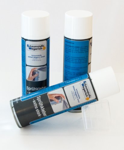 Sprühkleber für Schaumstoff kräftiger Kleber Spraydose mit Dosierventil 500ml von Schaumstoffe Wegerich GmbH