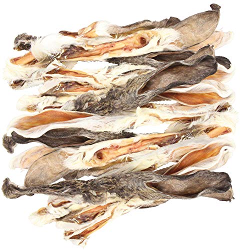 Schecker Hundesnack - Kaninchenohren mit Fell - 500g - ideal verträglicher Kausnack für Hunde Schecker Hundesnack - Kaninchenohren mit Fell - 500g - ideal verträglicher Kausnack für Hunde von Schecker