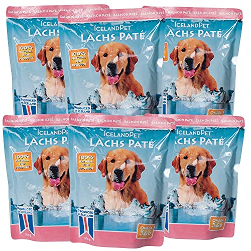 Schecker Nassfutter für Hunde - Iceland 100% Lachs - pur - 6 x 300 g - Exclusiv bei Schecker - getreidefrei Schecker Nassfutter für Hunde - Iceland 100% Lachs - pur - 6 x 300 g - Exclusiv bei Schecker - getreidefrei von Schecker