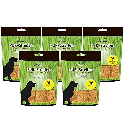 Schecker Hundesnack - PUR Streifen Hühnchen - von Schecker