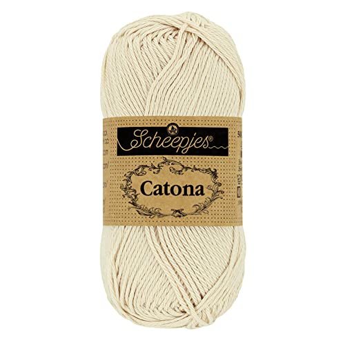 Scheepjes Catona 50g - 505 Leinen, Baumwollgarn für Häkeln und Stricken Scheepjes Catona 50g - 505 Leinen, Baumwollgarn für Häkeln und Stricken von Scheepjes
