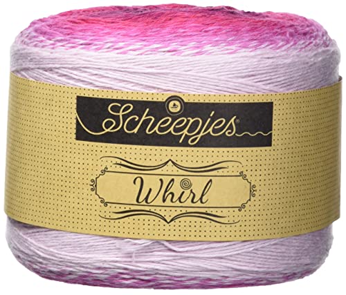 Scheepjes Whirl 1x1000m - 555 Forbidden Fuchsia, Baumwolle und Acryl, Strick- und Häkelgarn von Scheepjes