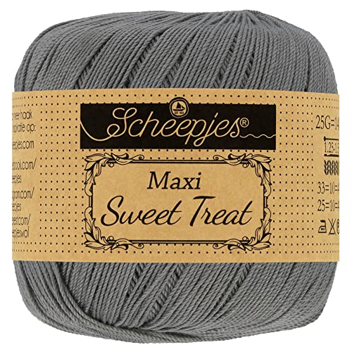 Scheepjes - Scheepjes Maxi Sweet Treat 242 Metall Grau Garn - 1x25g von Scheepjes