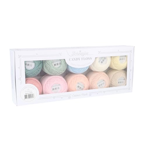 Scheepjes Candy Floss Colour Pack - 10 x 20 g - Frosty - Buntes Garn für kreative Projekte Scheepjes Candy Floss Colour Pack - 10 x 20 g - Frosty - Buntes Garn für kreative Projekte von Scheepjes