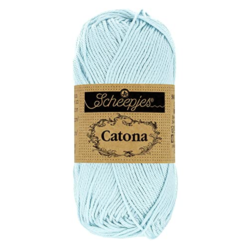 Scheepjes Catona 509 - Ovillo de lana (50 g), color azul von Scheepjes