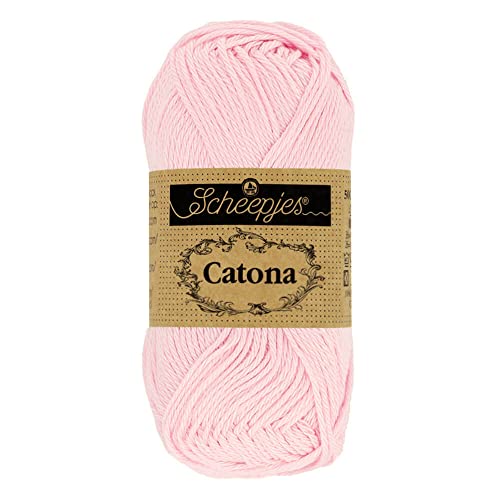 Scheepjes - Scheepjes 238 Pulver Rosa Catona Garn - 1x50g von Scheepjes