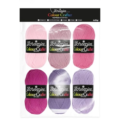 Scheepjes Colour Crafter Colour Pack 6x50g Tulpenfelder von Scheepjes