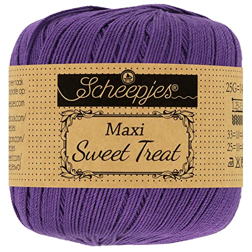 Scheepjes - Scheepjes Maxi Sweet Treat 521 Tief Violett Garn - 1x25g von Scheepjes