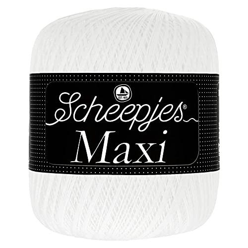 Scheepjes - Scheepjes 106 Schnee Weiße Maxi Garn - 1x100g von Scheepjes